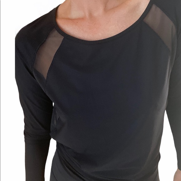 LULULEMON: Long Sleeve with Mesh Open Back